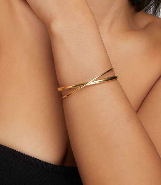 Léonie | Gyllene Twist Bracelet