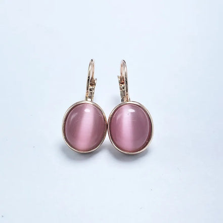 Léonie | Boucles d'oreilles en pierre de lune vintage exclusives