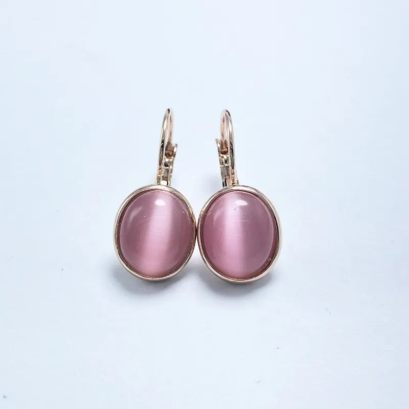 Léonie | Boucles d'oreilles en pierre de lune vintage exclusives