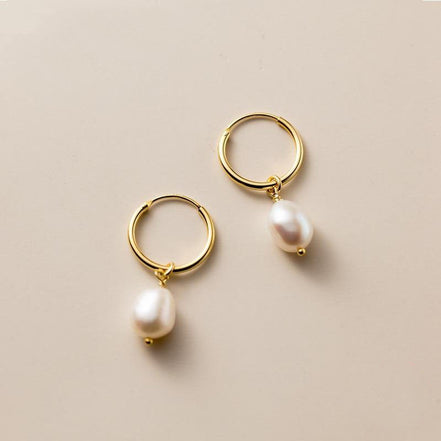 Léonie | Boucles d'oreilles en perles d'eau douce