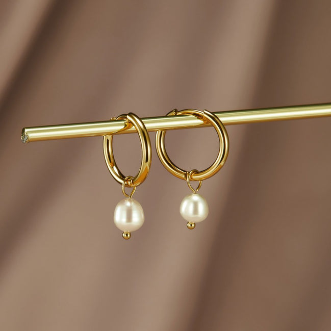 Léonie | Boucles d'oreilles en perles d'eau douce