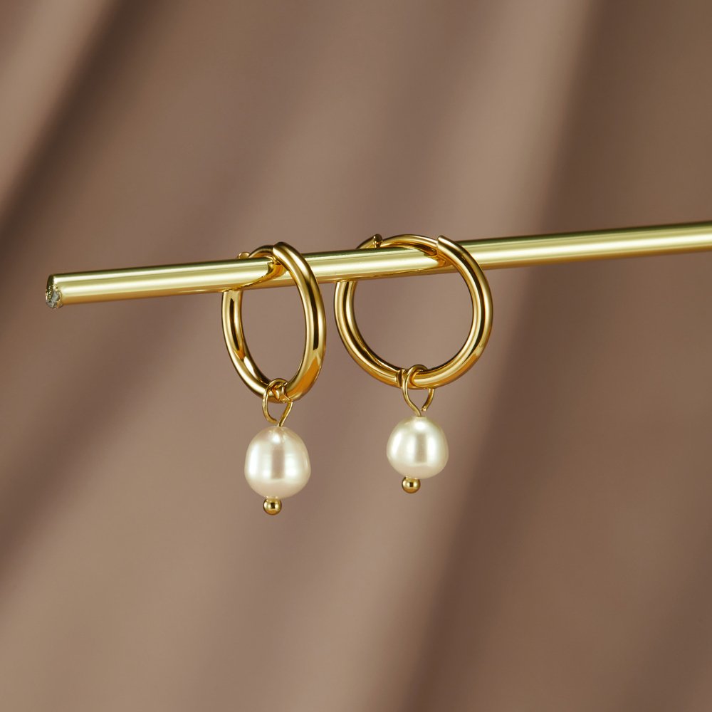 Léonie | Boucles d'oreilles en perles d'eau douce