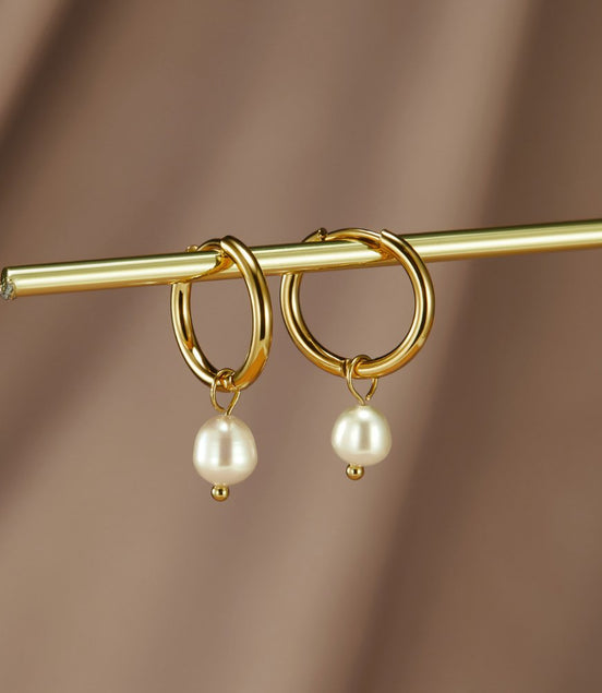 Léonie | Boucles d'oreilles en perles d'eau douce