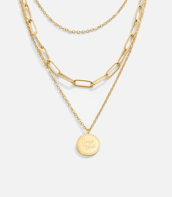 Léonie | Collier de cou avec détails en monnaie