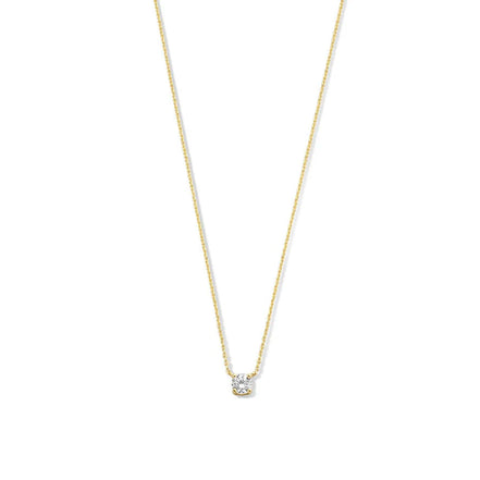 Léonie | Collier en moissanite Clea en or