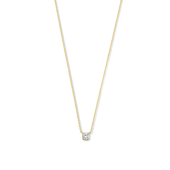 Léonie | Collier en moissanite Clea en or