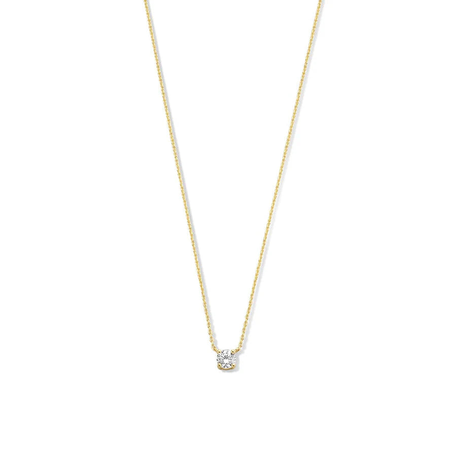 Léonie | Collier en moissanite Clea en or