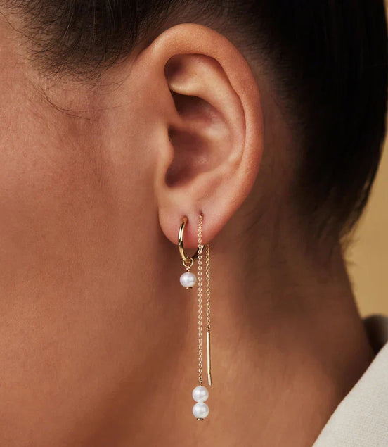 Léonie | Boucles d'oreilles Delia Crest en or