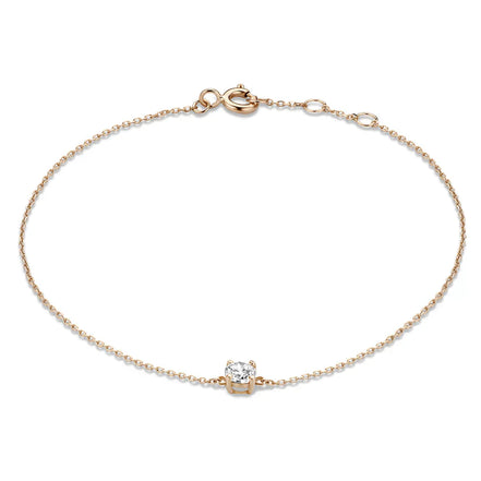 Léonie | Bracelet en Moissanite Cléa en or