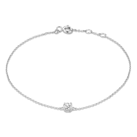 Léonie | Bracelet en Moissanite Cléa en or