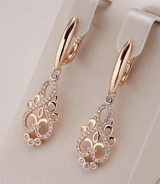 Léonie | Boucles d'Oreilles Fée Dorées Charmantes