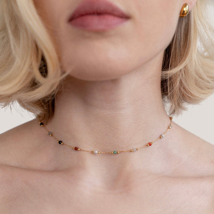 Léonie | Collier Luly en acier inoxydable