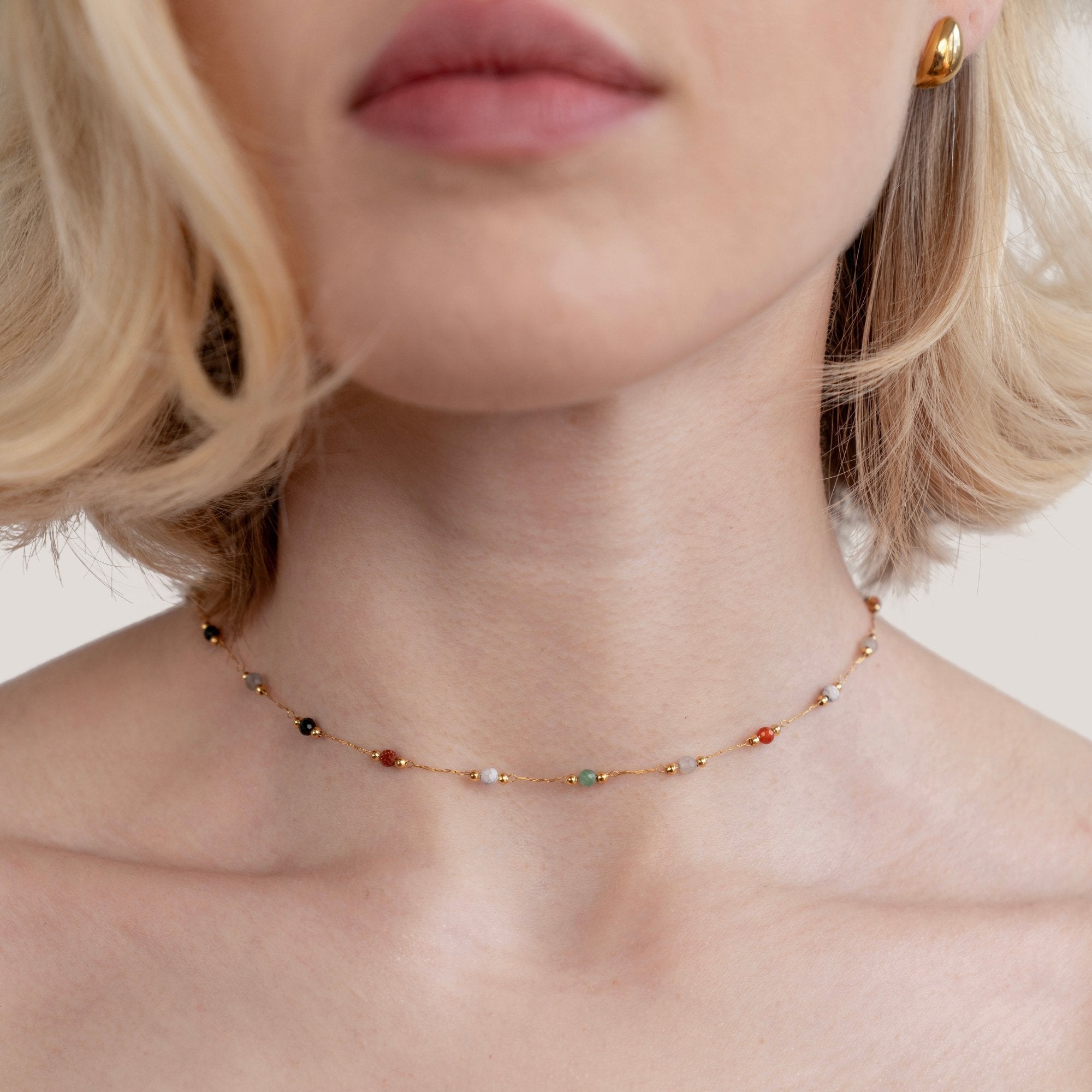 Léonie | Collier Luly en acier inoxydable