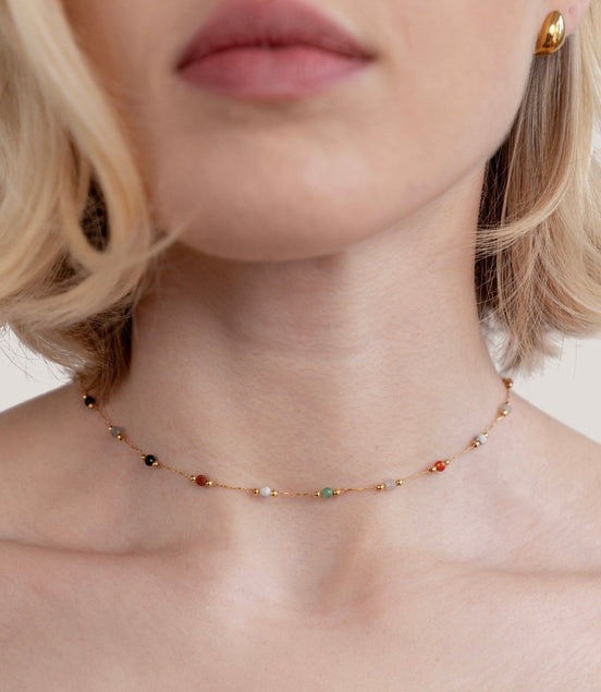 Léonie | Collier Luly en acier inoxydable