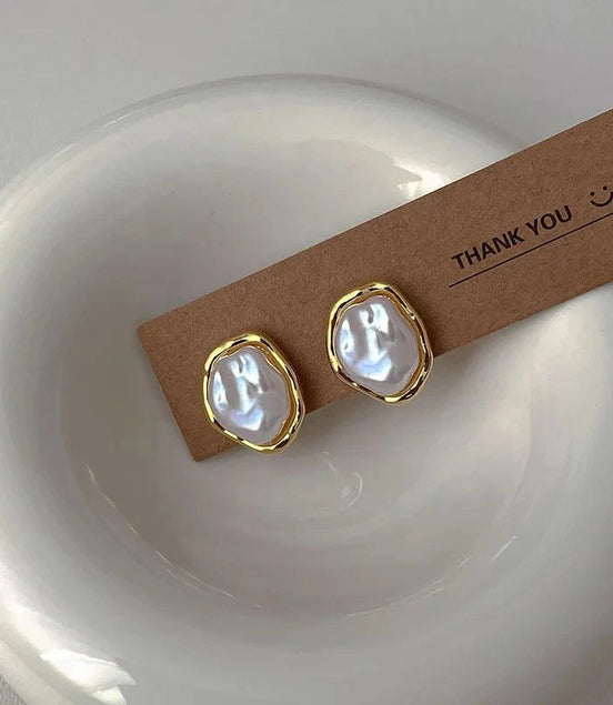 Léonie | Boucles d'oreilles en perles élégantes de Carmen