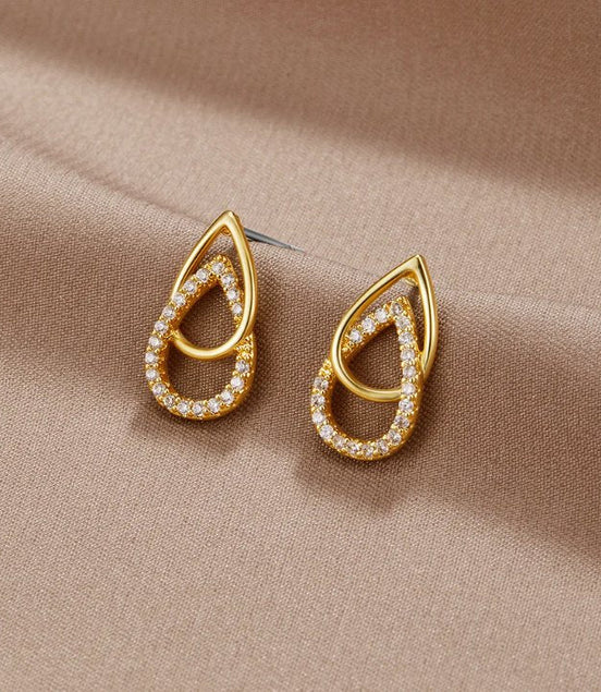 Léonie | Boucles d'oreilles en forme de goutte Lin