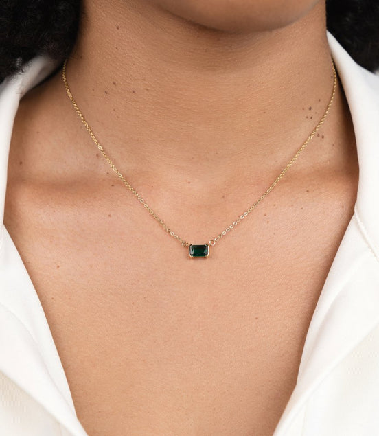 Léonie | Moni Grön Collier Émeraude