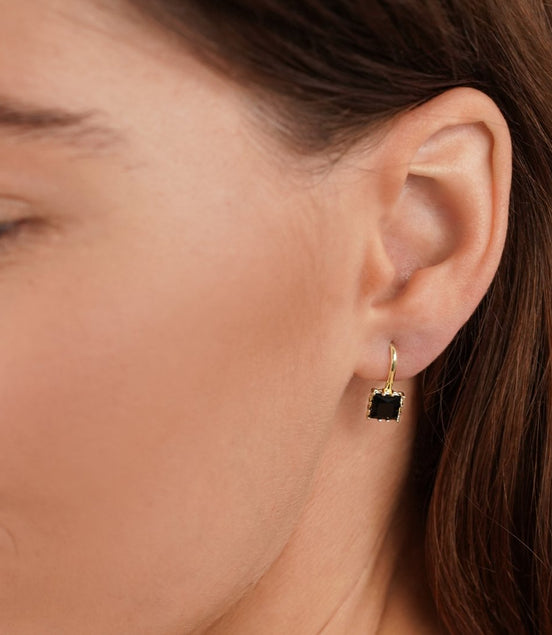 Léonie | Superbes Boucles d'Oreilles en Cristal Suspendues