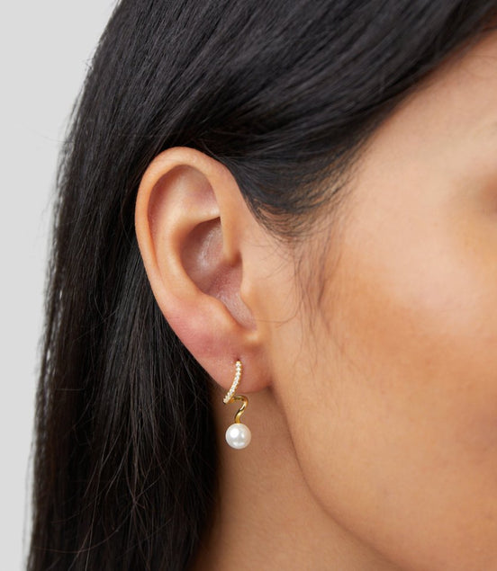 Léonie | Boucles d'Oreilles Tam Pearl Wave