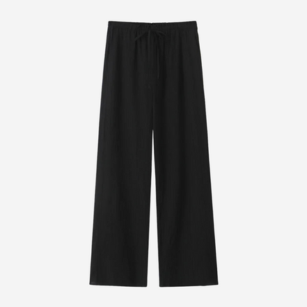 Léonie | Pantalons linne avec coupe droite