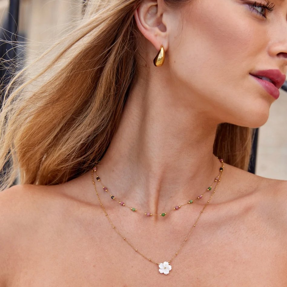 Léonie | Collier Storslagen Blomma